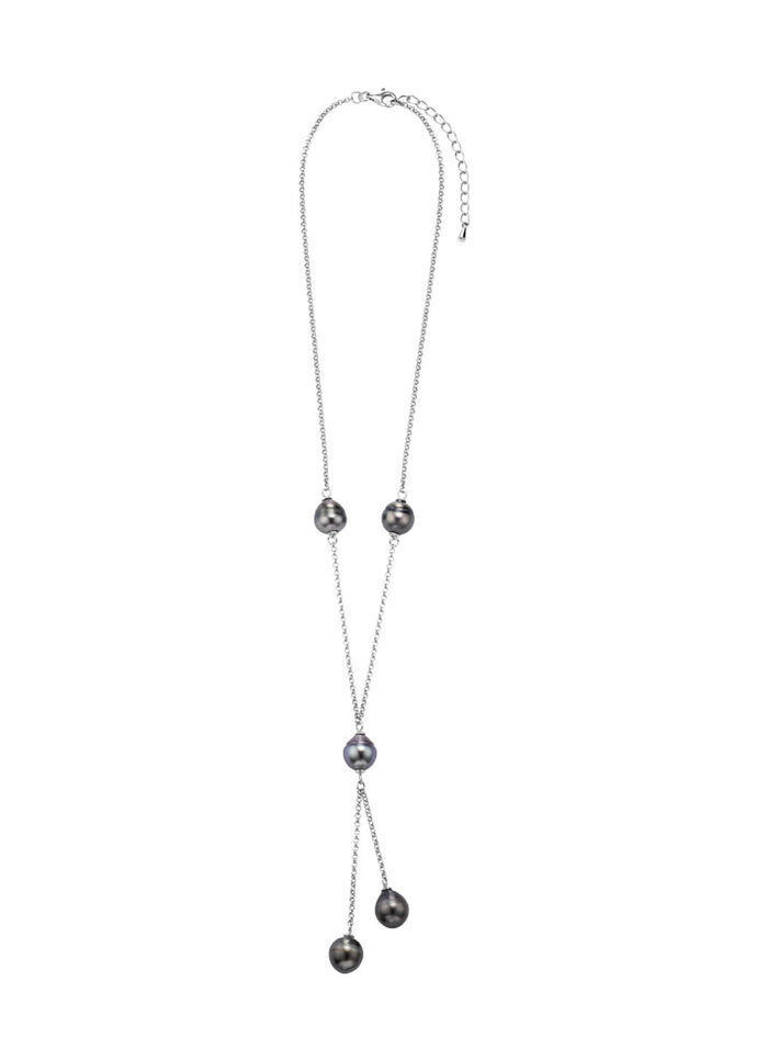 Ketting met druppelvormige Tahitiaanse kweekparels 