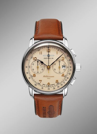 Zeppelin Mediterranee heren quartzhorloge 