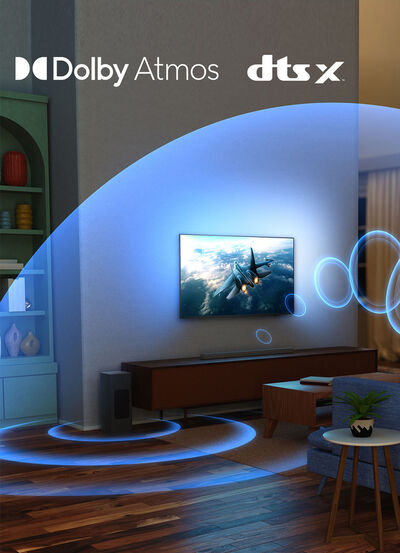 Philips soundbar met subwoofer 