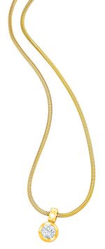 Kettinghanger met briljant 