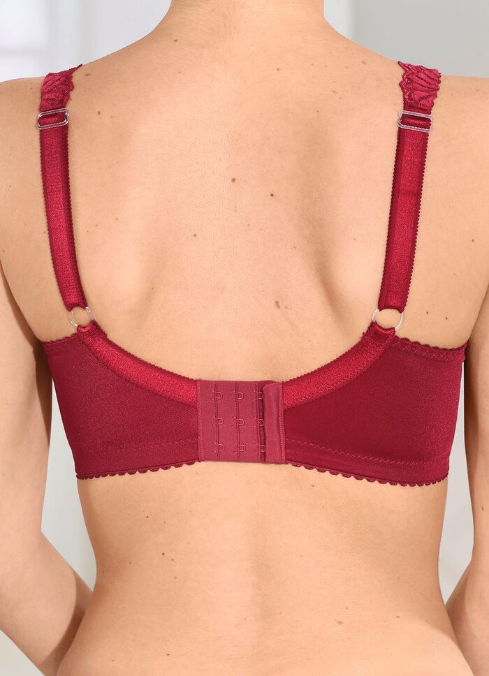 BH met subtiel glanzend elastisch kant 