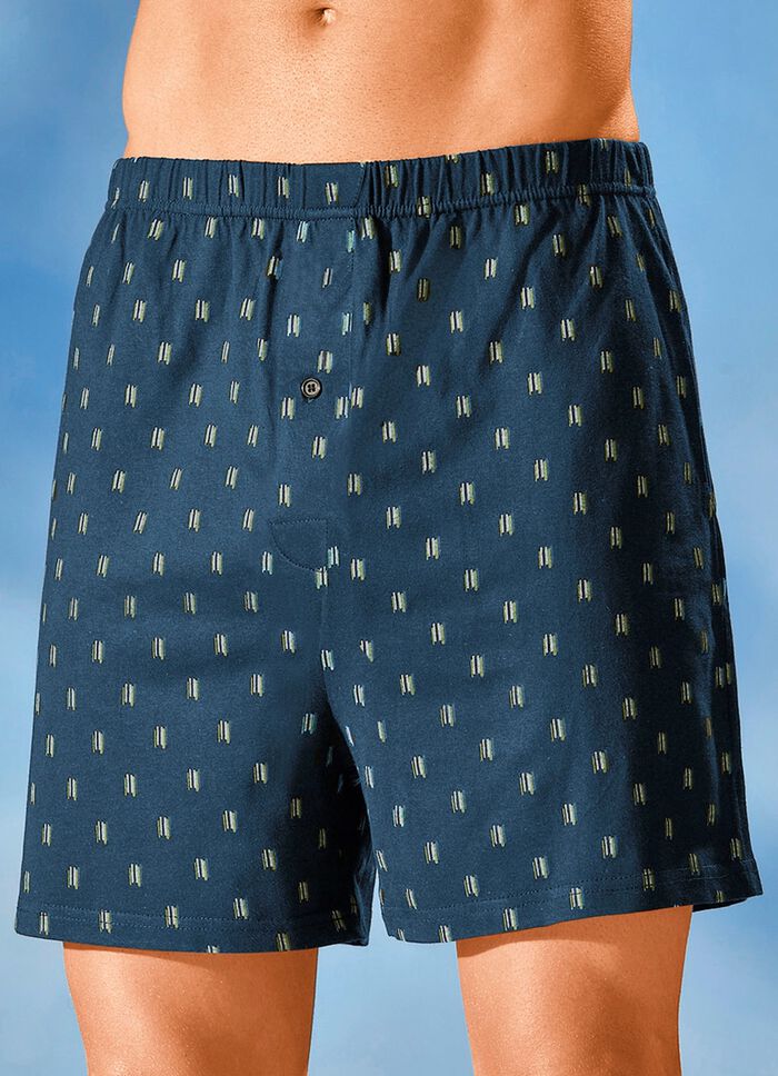 Set van vier boxershorts, met kleurrijke patronen 