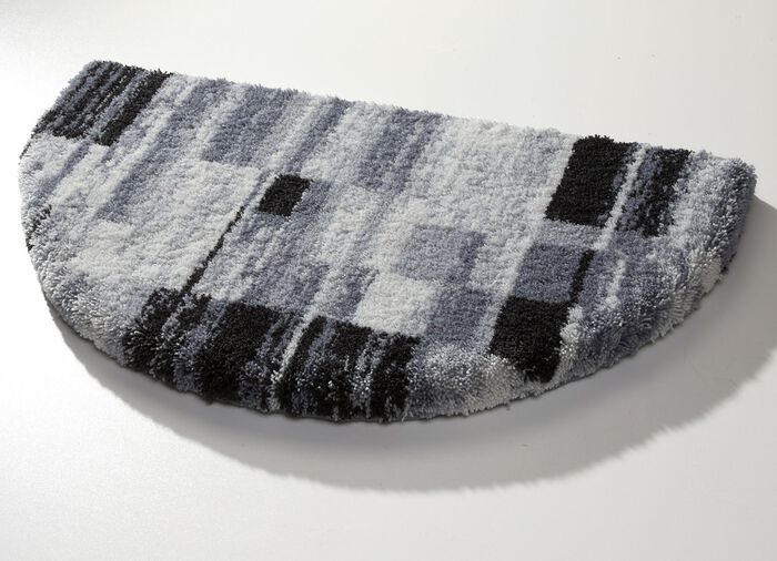 Badkamerset van Grund met antislip-achterkant GRAU