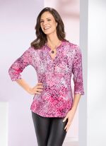 Shirt tuniek met paisley dessin 