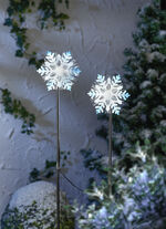 LED-stekker "Sneeuwvlok", set van 2 