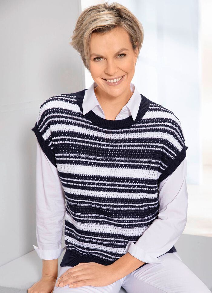 trui met strepenmotief 