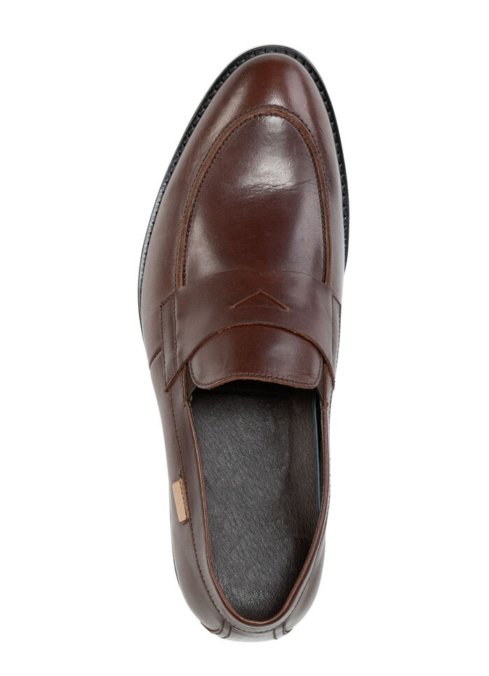 GINO GALANTE, elegante herenpantoffels, met uitneembaar voetbed BRUIN