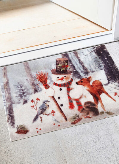 Voetmat met antislip-onderkant 