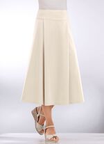Rok met plooien BEIGE
