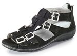 Ranger-sandaal met verstelbare bandjes ZWART