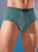 Set van vier slips, met all-over dessin 