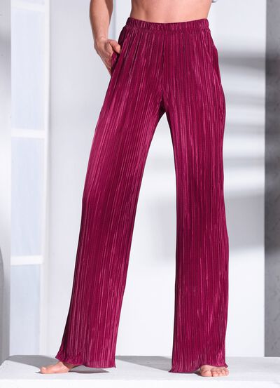 Broek met zakken in de zijnaad 