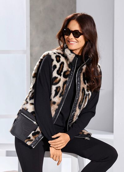 Omkeerbaar vest met ritssluiting 