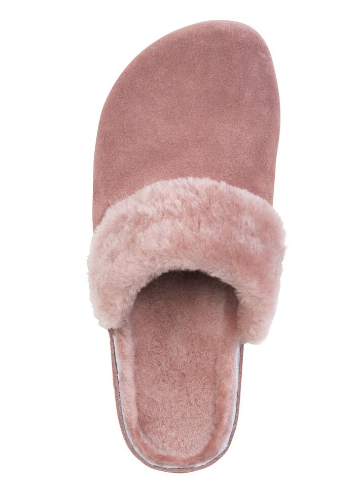 Mubb, warme damesslippers, wijdte H, met lamsvacht 