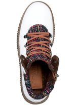 Gemini veterlaarsje van kleurrijk textielmateriaal 