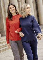 trui ORANJE GEMÊLEERD