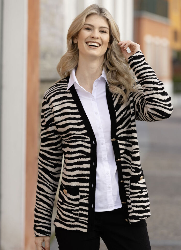 Vest in jacquarddessin 