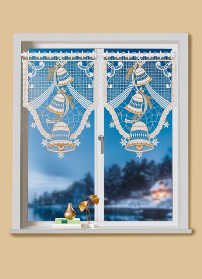 Schijfhanger gemaakt van echt Plauen-kant 