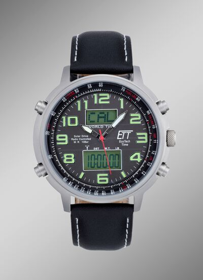 ETT radio herenhorloge op zonne-energie 