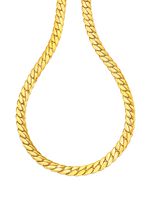 Zware gouden kinketting 