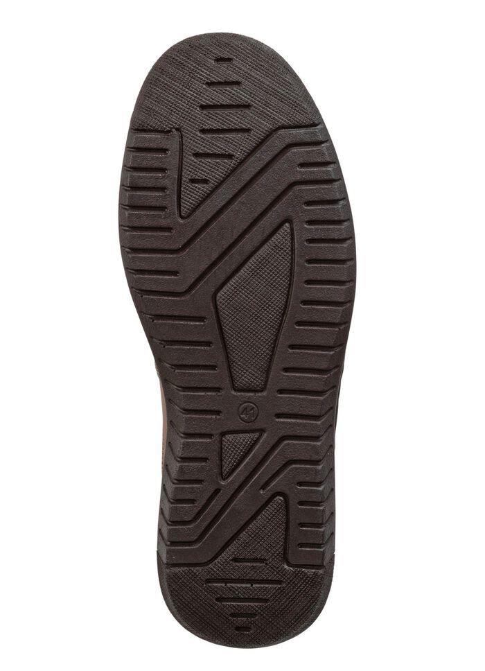 Nappaleren veterschoen COGNAC-MOKKA