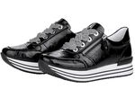 Remonte sneakers met effectieve vetersluiting 