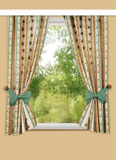 Enkele sjaal in linnenlook met universele railband 