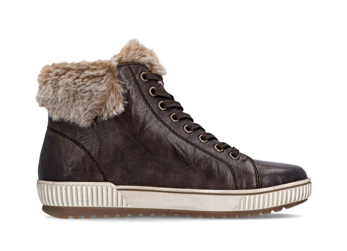 Remonte, gevoerde dameslaarzen, winterschoenen, breedte G, met uitneembaar voetbed DUNKELBRAUN