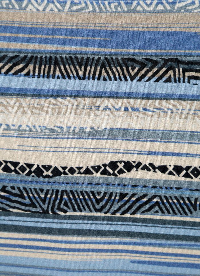 Shirt met korte rits 