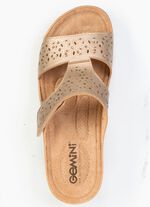 Gemini, comfortabele damesmuiltjes, breedte G, met klittenbandsluiting ALTGOLD