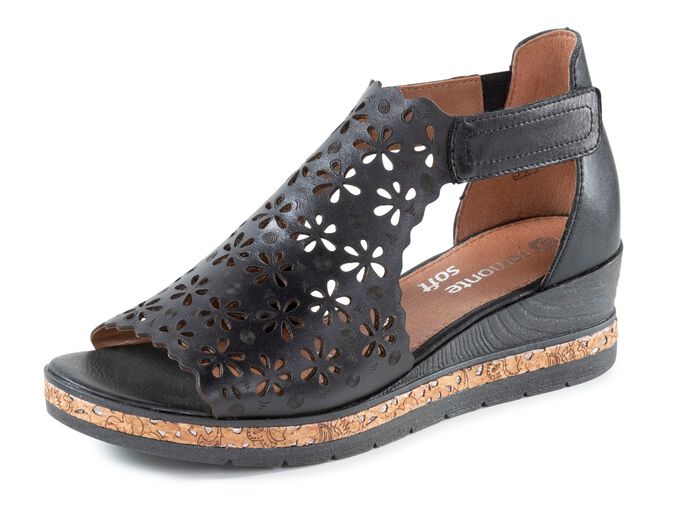 Sandaal met klittenbandsluiting 