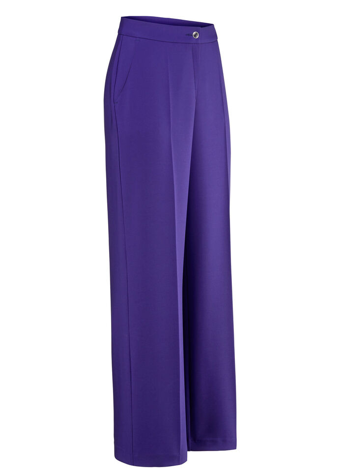 Broek met comfortabele breedte KONINGSBLAUW