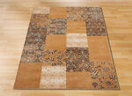 Geweven bruggen en tapijten in patchwork-design BEIGE