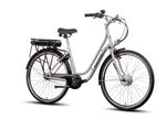 Tijdloze, elegante stads-e-bike met comfortabele eigenschappen SILBER