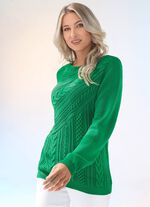 Trui van een structuurmix 