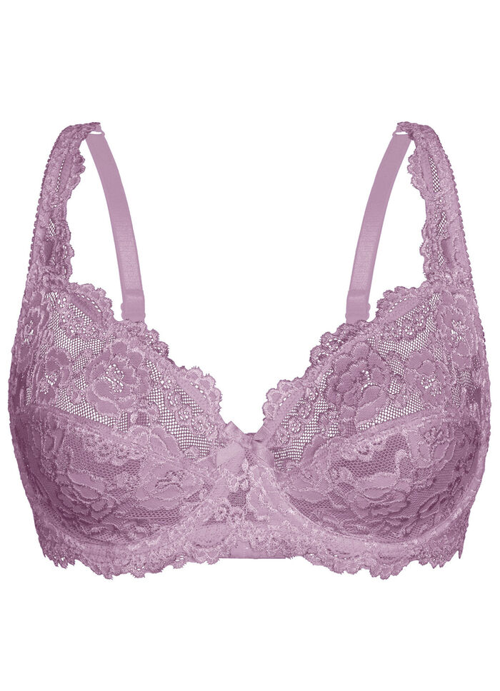 Sassa twee-pack elastische kanten beugelbeha 1X KROKUUS, 1X POEDER