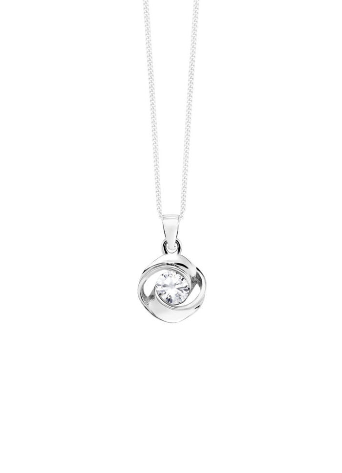 Prachtige hanger met zirkonia 