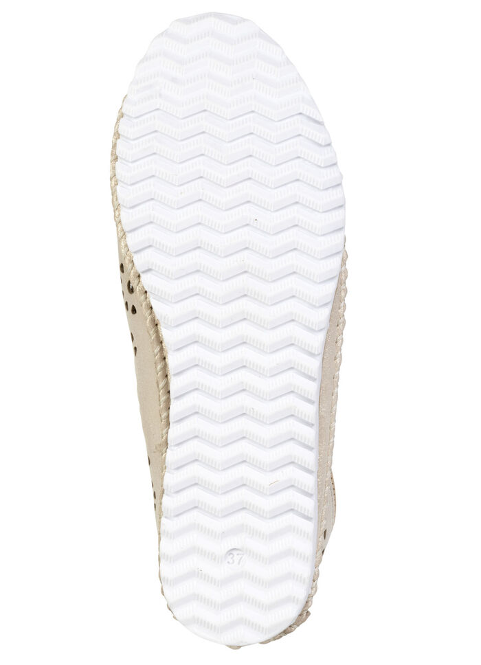 Andrea Conti, zomerse veterschoenen voor dames, breedte G, met uitneembaar voetbed MATTGOLD