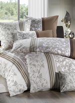 Zachte renforc&eacute; beddengoedset van Florella BEIGE