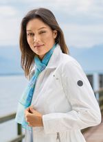 Sjaal met fantasie bloemenmotief 