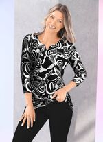 Shirt met 3/4-mouwen 