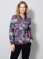 Sweatvest met zijzakken 