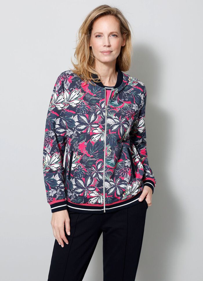Sweatvest met zijzakken 