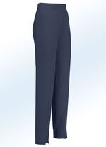 Broek met trendy beensplitten MARINE