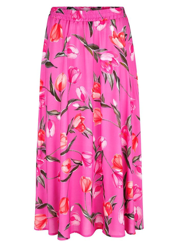 Rok met bloemenmotief 