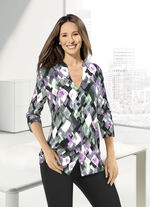Top-modieuze overhemdblouse 