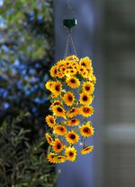 LED hangmand "Zonnebloemen" 