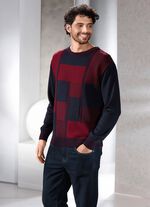 Ronde hals trui in 2 kleuren 