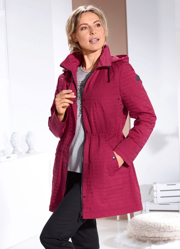 Functioneel jack met een subtiel gestreept dessin 