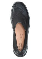 ELENA EDEN, klassieke dames trotteur, breedte G, met uitneembaar voetbed ZWART